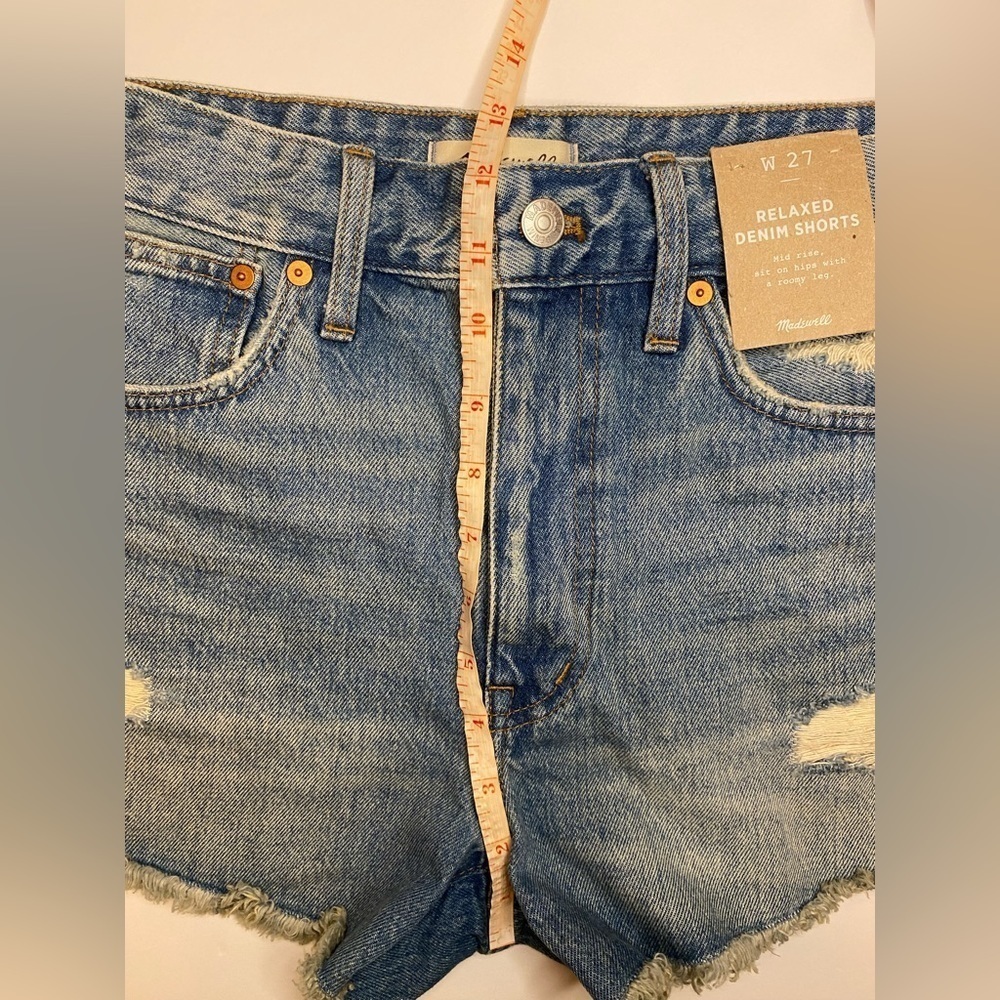 Madewell Relaxed denim shorts NWT - Picture 4 of 5